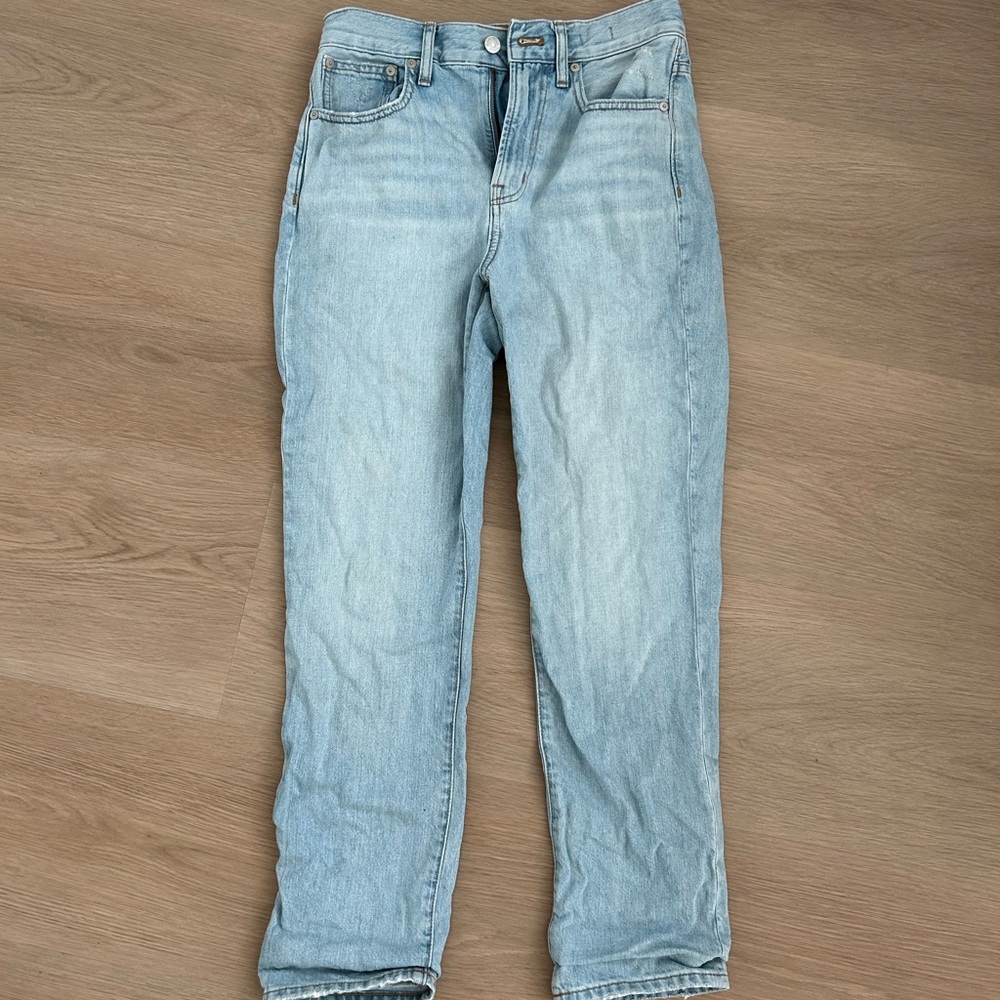Madewell “The Perfect Vintage Jean” Light Blue Denim Jeans 25